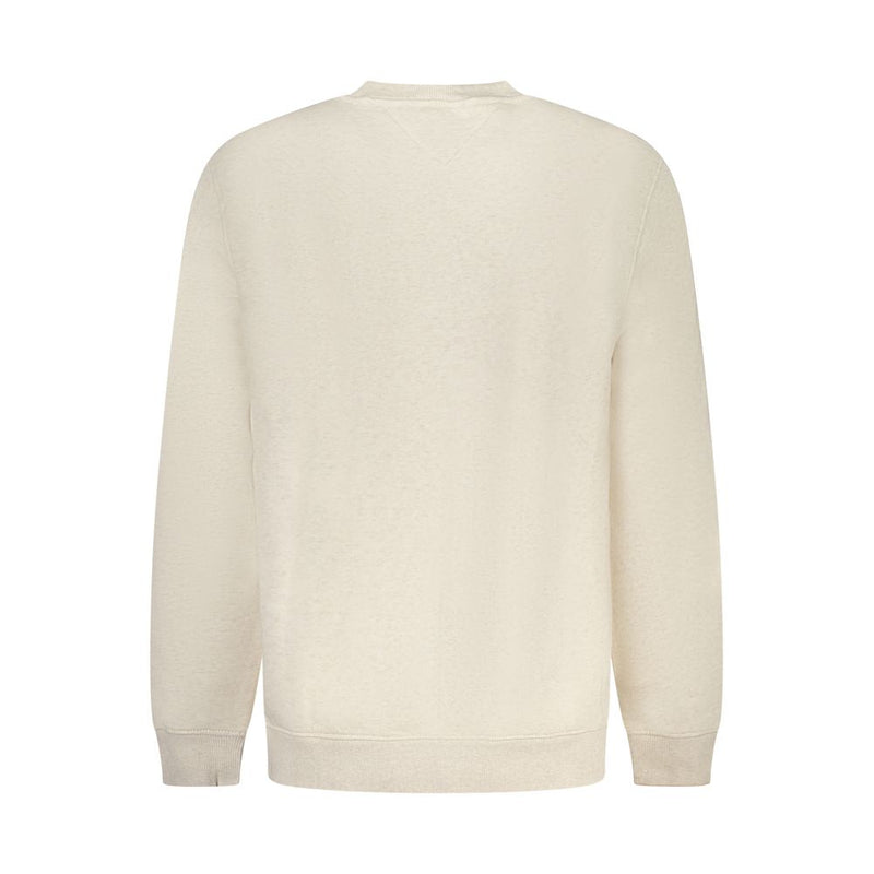 Tommy Hilfiger beige katoenen herensweater