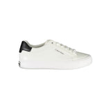 Calvin Klein Women's White Polyester Sneaker - Stylish & Comfortable
