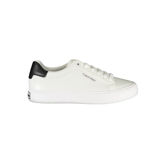 Calvin Klein White Polyester Sneaker for Women