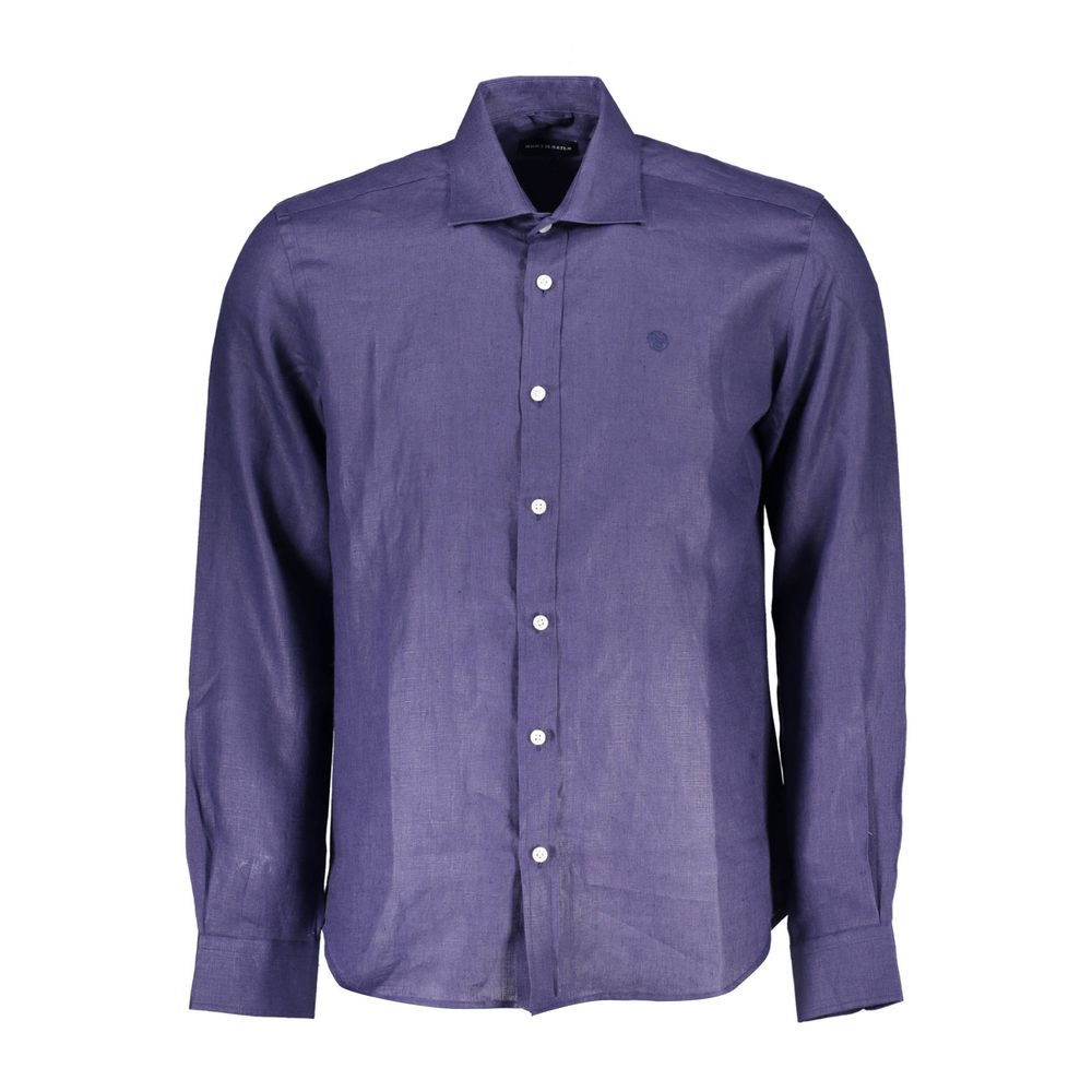 Chemise en lin bleu pour homme North Sails