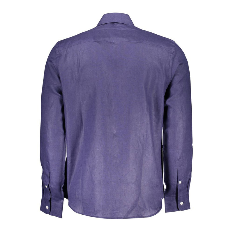 Chemise en lin bleu pour homme North Sails