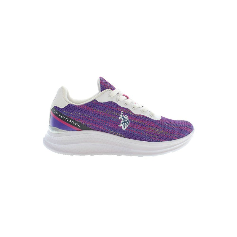 U.S. POLO ASSN. Purple Polyester Women Sneaker - All-Day Comfort