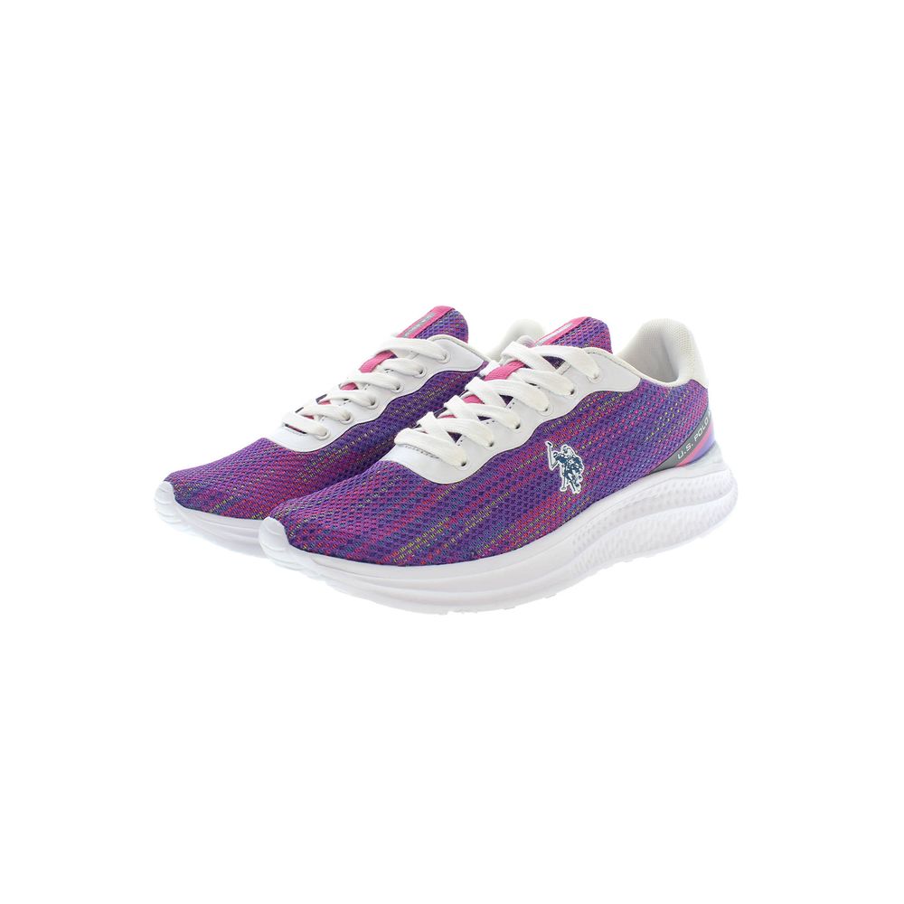 U.S. POLO ASSN. Purple Polyester Women Sneaker - All-Day Comfort