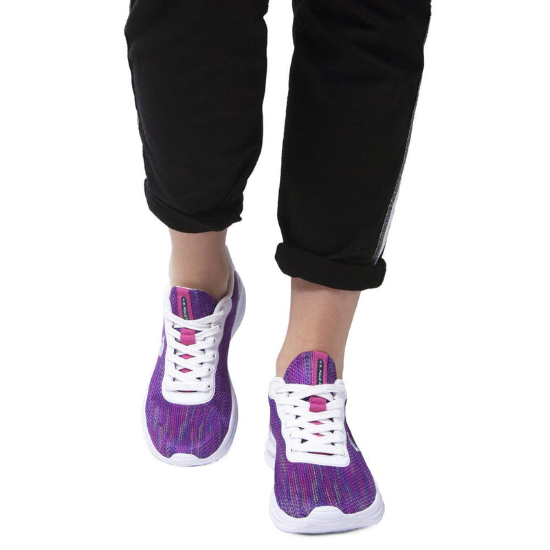 U.S. POLO ASSN. Purple Polyester Women Sneaker - All-Day Comfort