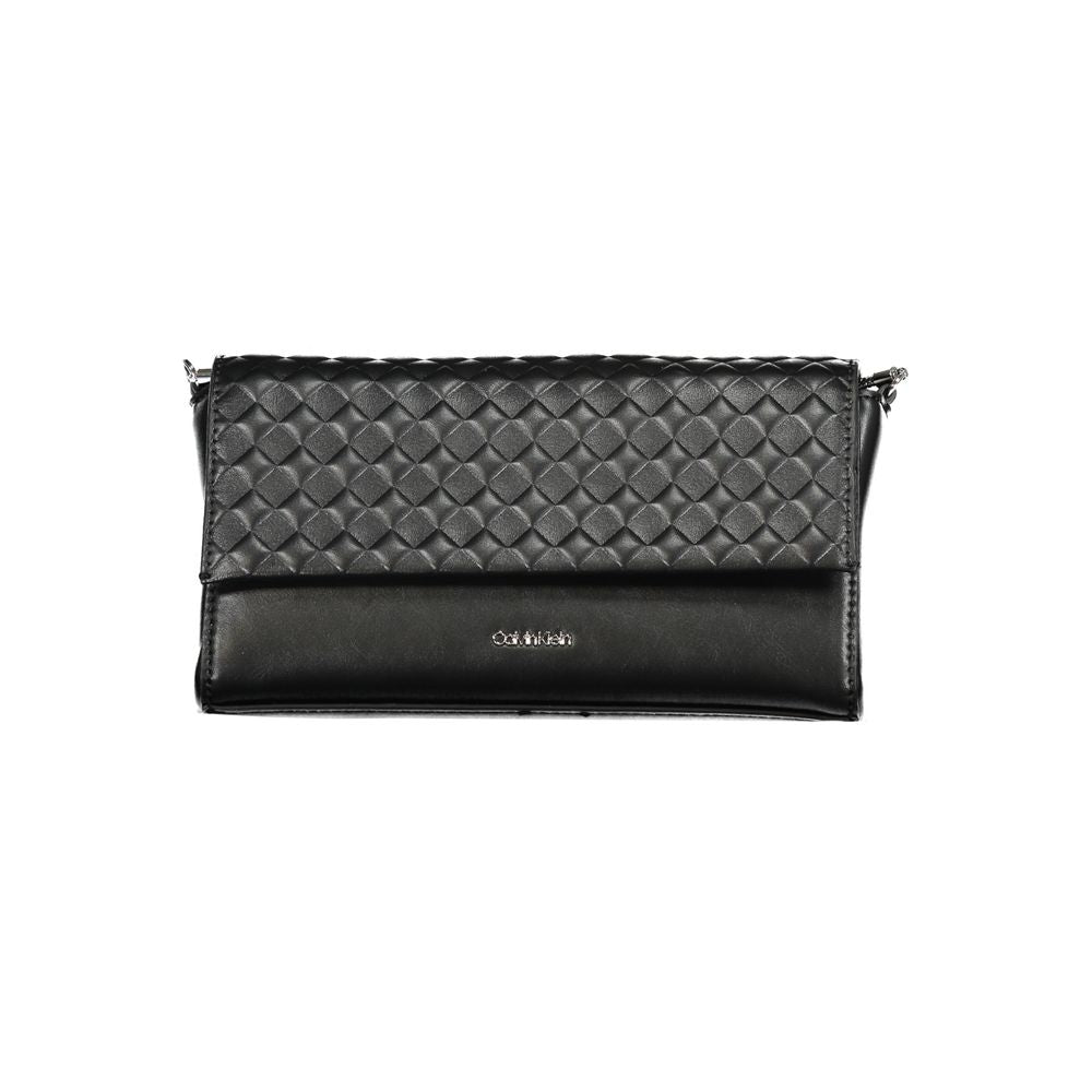 Calvin Klein Black Polyester Handbag - Stylish and Functional