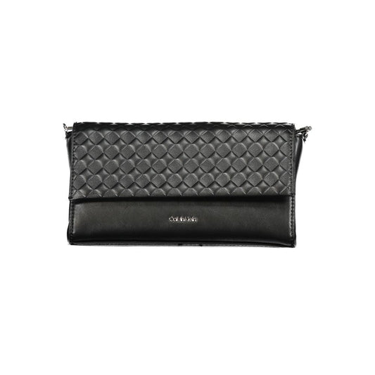 Calvin Klein Black Polyester Handbag - Elegant & Functional Accessory