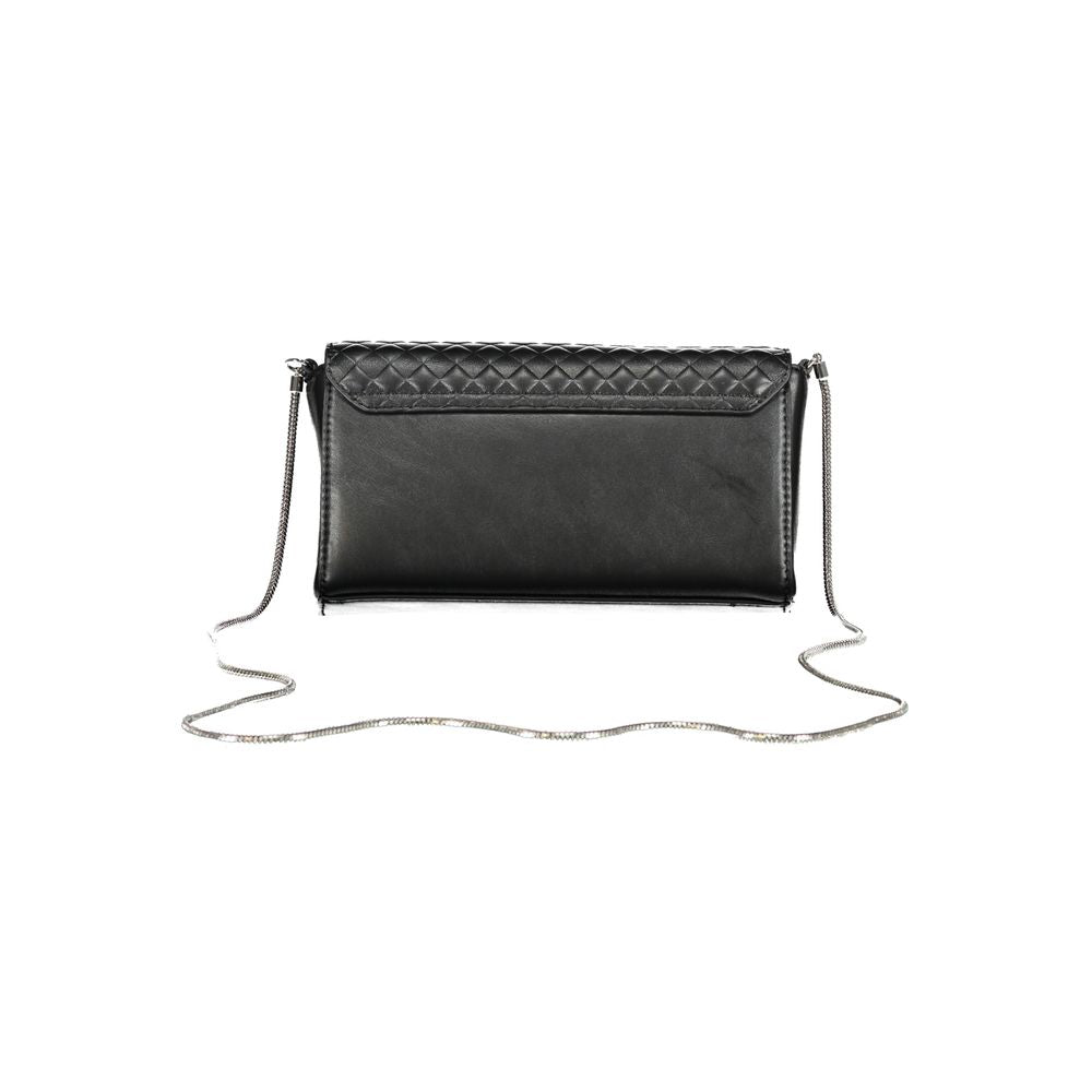 Calvin Klein Black Polyester Handbag - Stylish and Functional