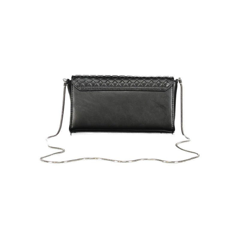 Calvin Klein Black Polyester Handbag - Élégante et Fonctionnelle