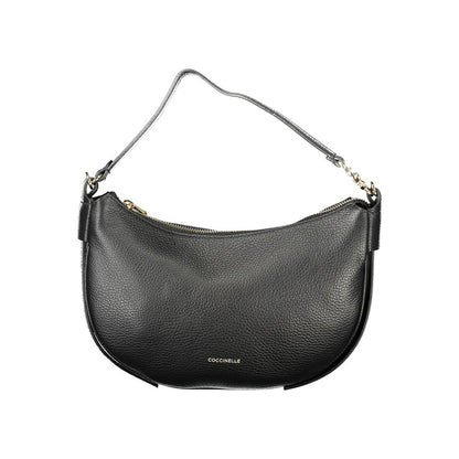 Sac à main en cuir noir Coccinelle