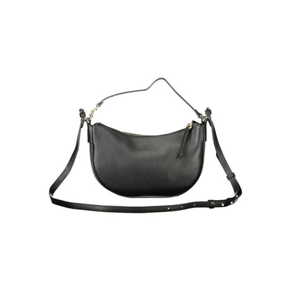 Sac à main en cuir noir Coccinelle
