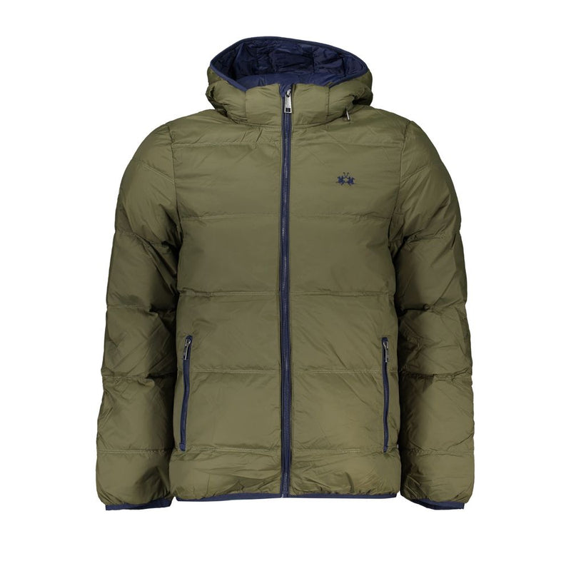 Veste La Martina pour homme en polyamide verte