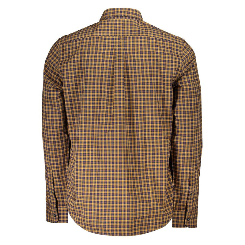 Chemise en coton jaune Timberland