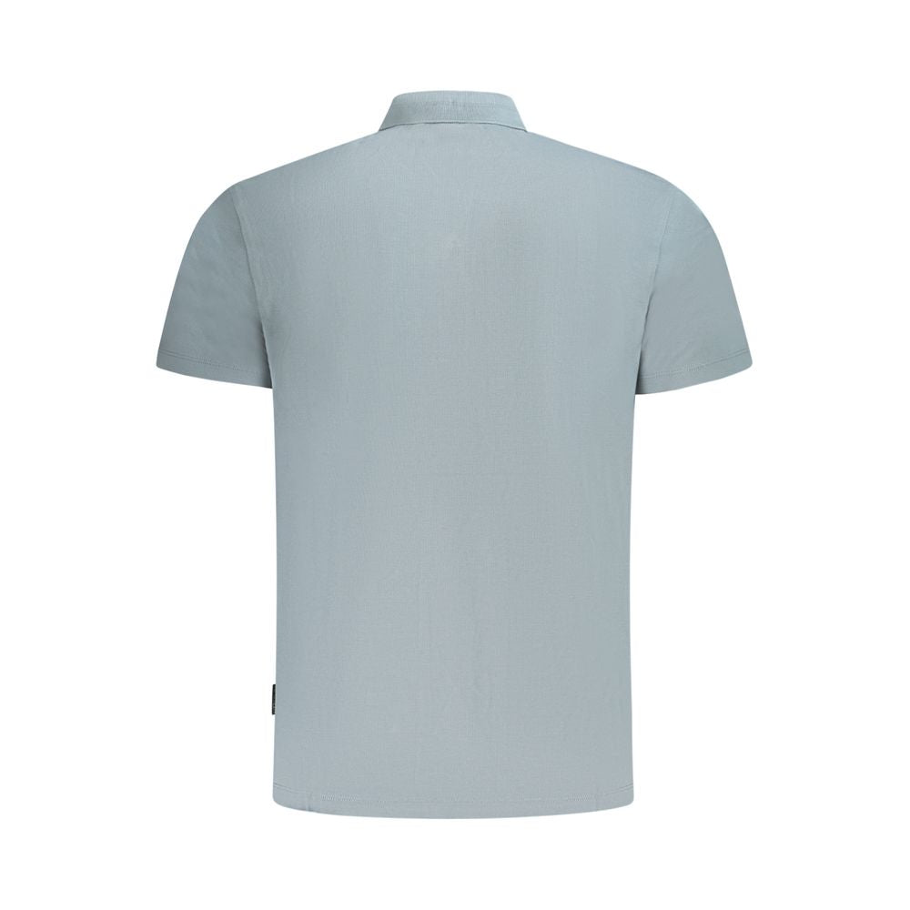Polo Napapijri en coton gris pour homme