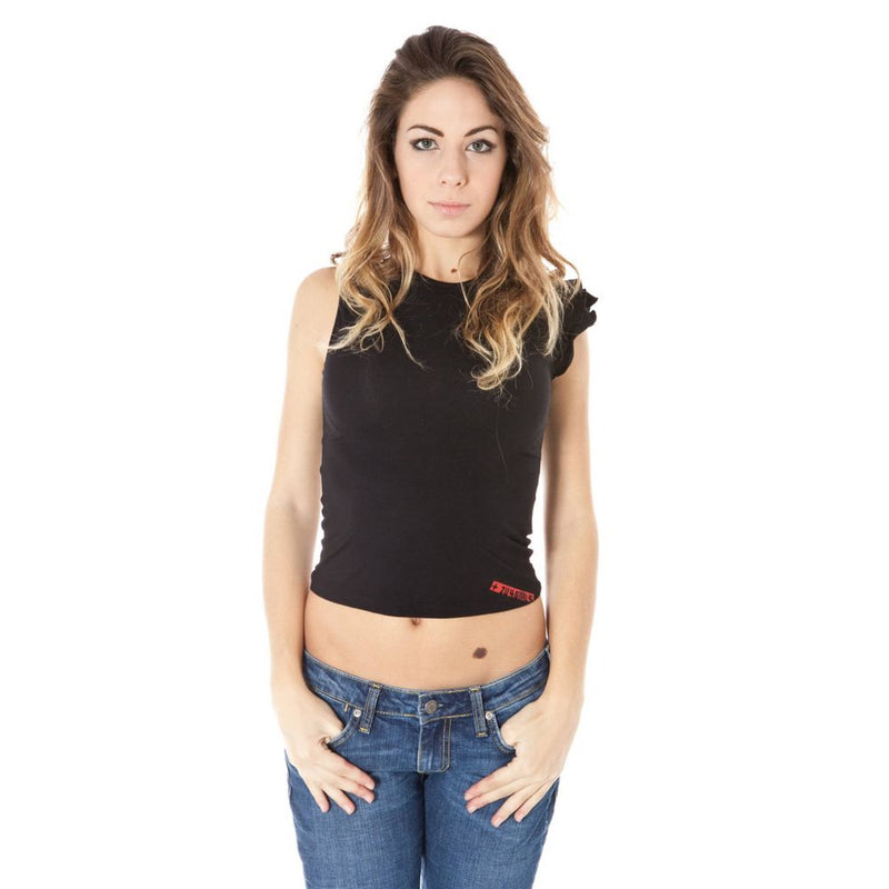 Zuelements Black Lycra Women Top - Casual Luxury