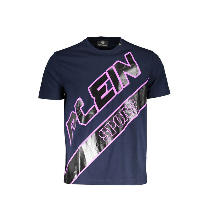 Plein Sport Blauw Katoenen Heren T-Shirt