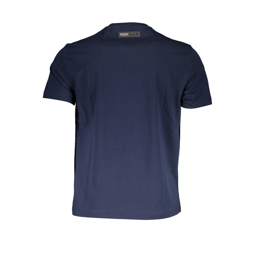 T-shirt homme en coton bleu Plein Sport