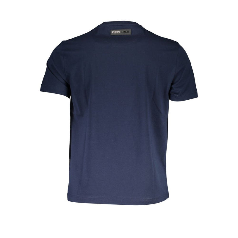 Plein Sport Blauw Katoenen Heren T-Shirt