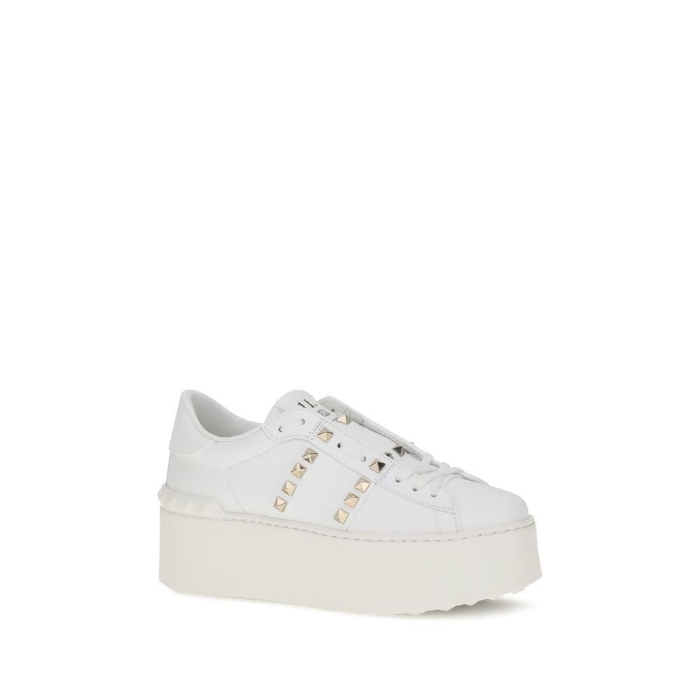 Valentino Garavani Rockstud Untitled Flatform Sneakers