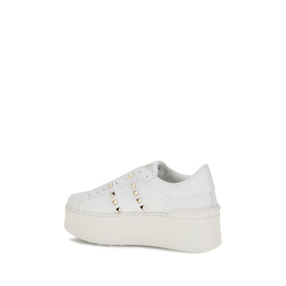 Valentino Garavani Rockstud Untitled Flatform Sneakers