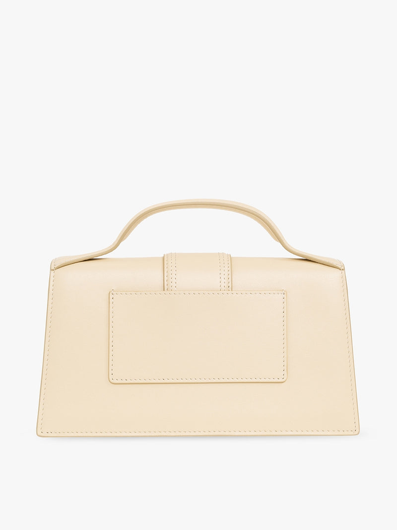 Jacquemus Le Grand Bambino Beige Bag - Authentic Leather Handbag