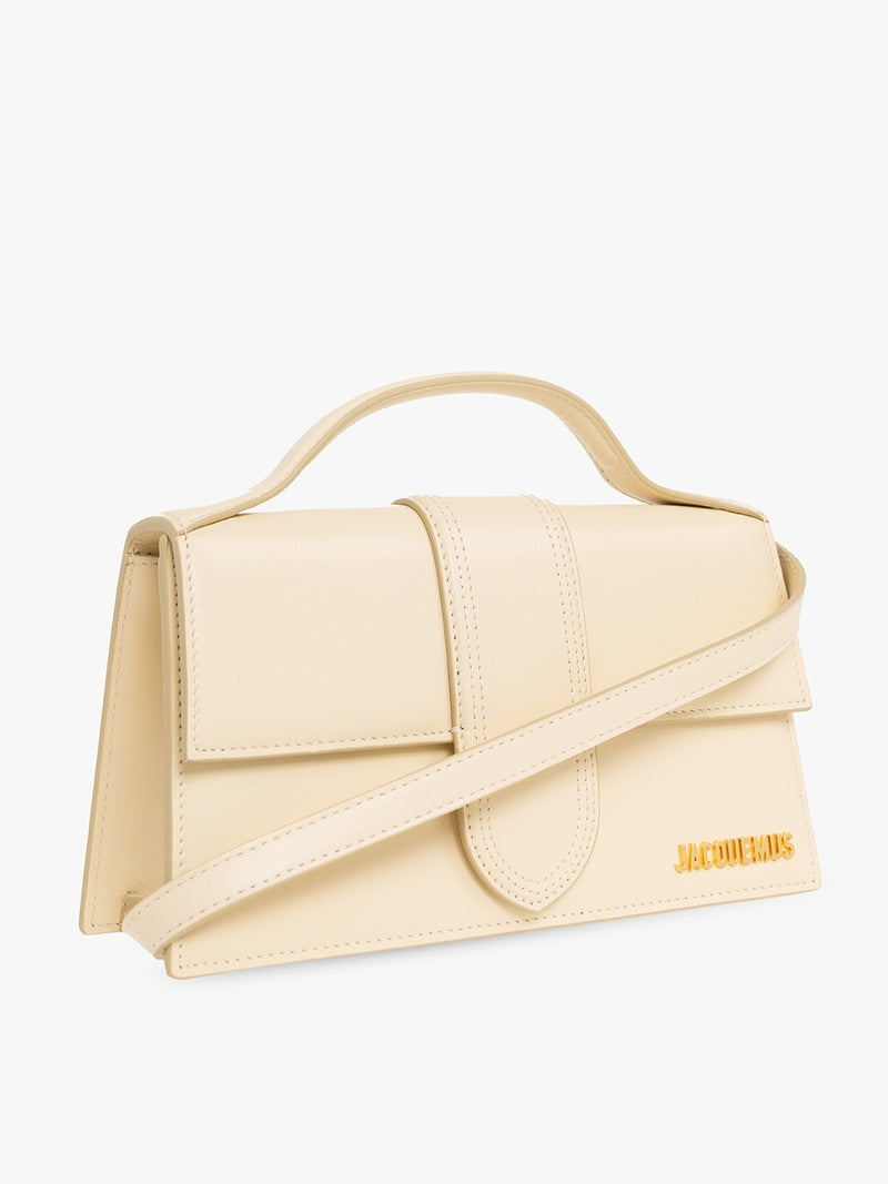 Jacquemus Le Grand Bambino Beige Bag - Authentic Leather Handbag