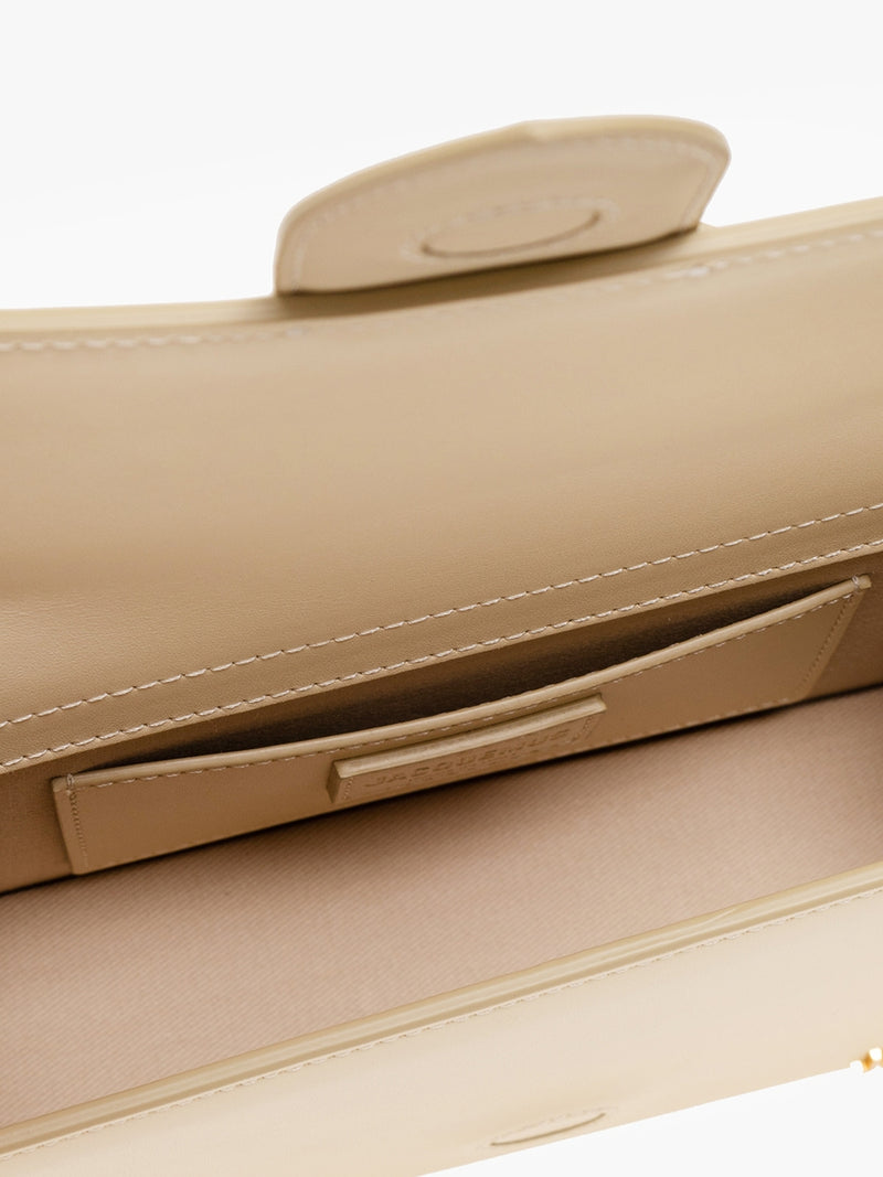Jacquemus Le Grand Bambino Beige Bag - Authentic Leather Handbag