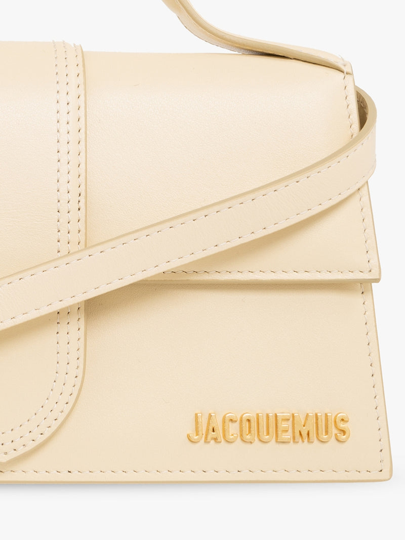 Jacquemus Le Grand Bambino Beige Bag - Authentic Leather Handbag