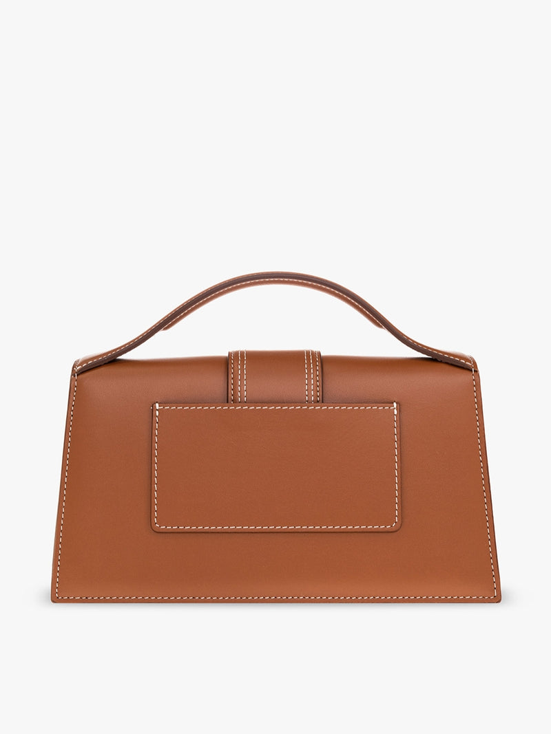 Jacquemus Le Grand Bambino Light Brown Bag - Authentic Leather