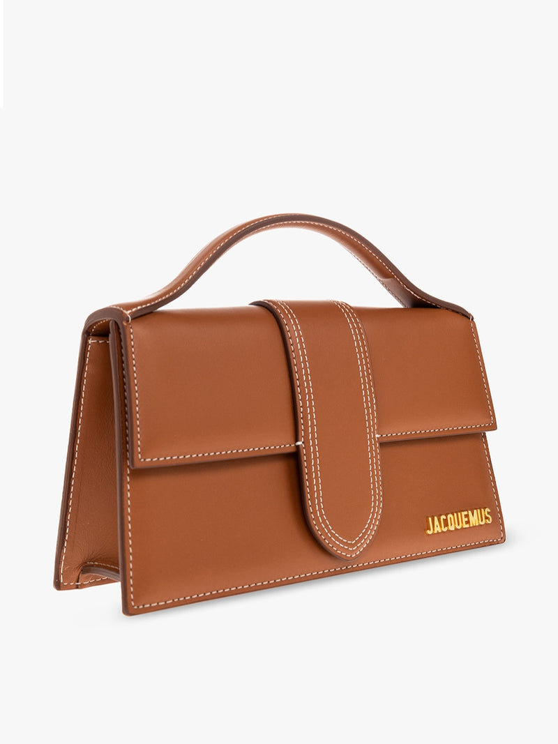 Jacquemus Le Grand Bambino Light Brown Bag - Authentic Leather