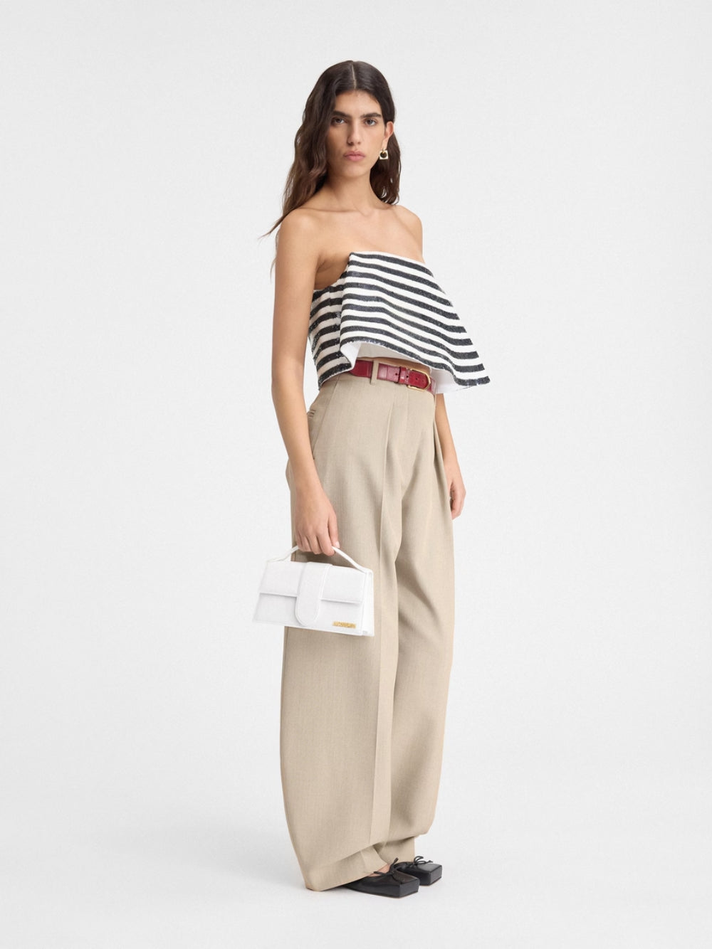 Sac blanc Le Grand Bambino de Jacquemus