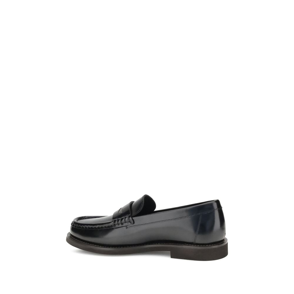 Brunello Cucinelli Leather Loafers
