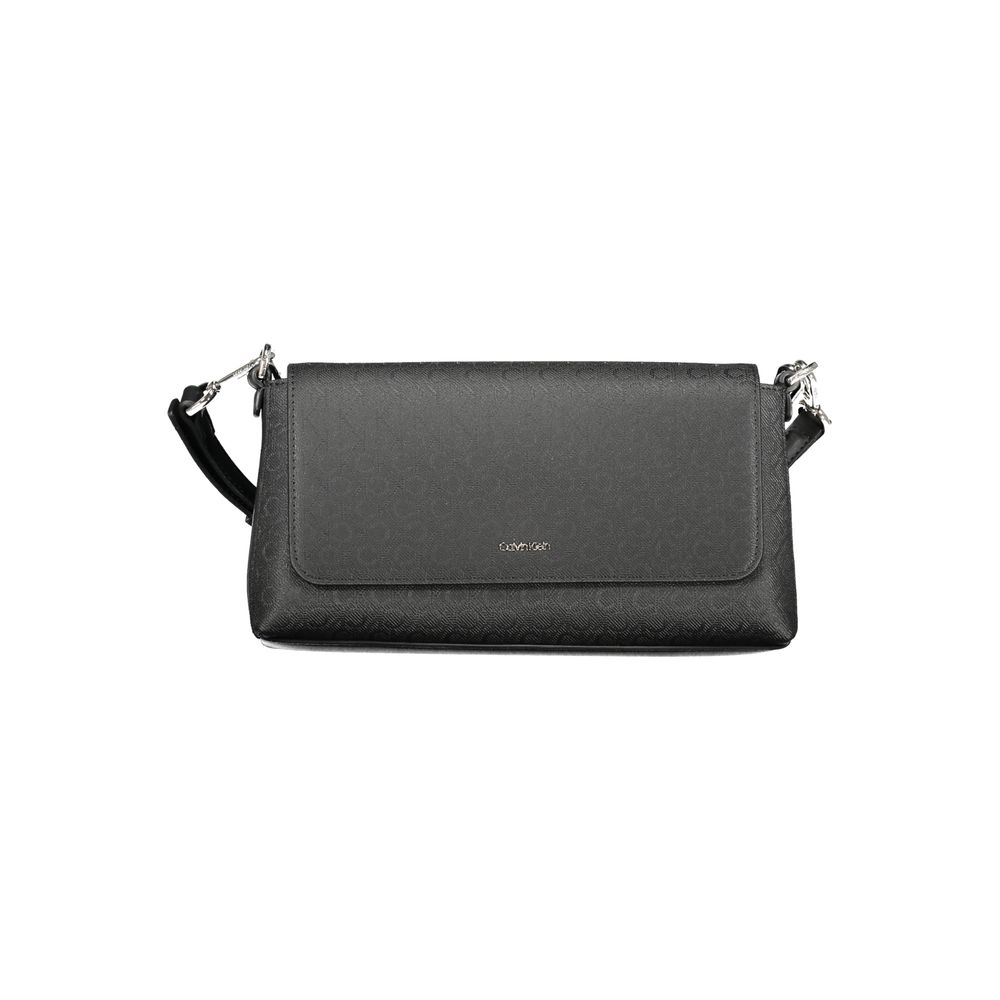 Calvin Klein Black Polyester Women's Handbag - Urban Elegance