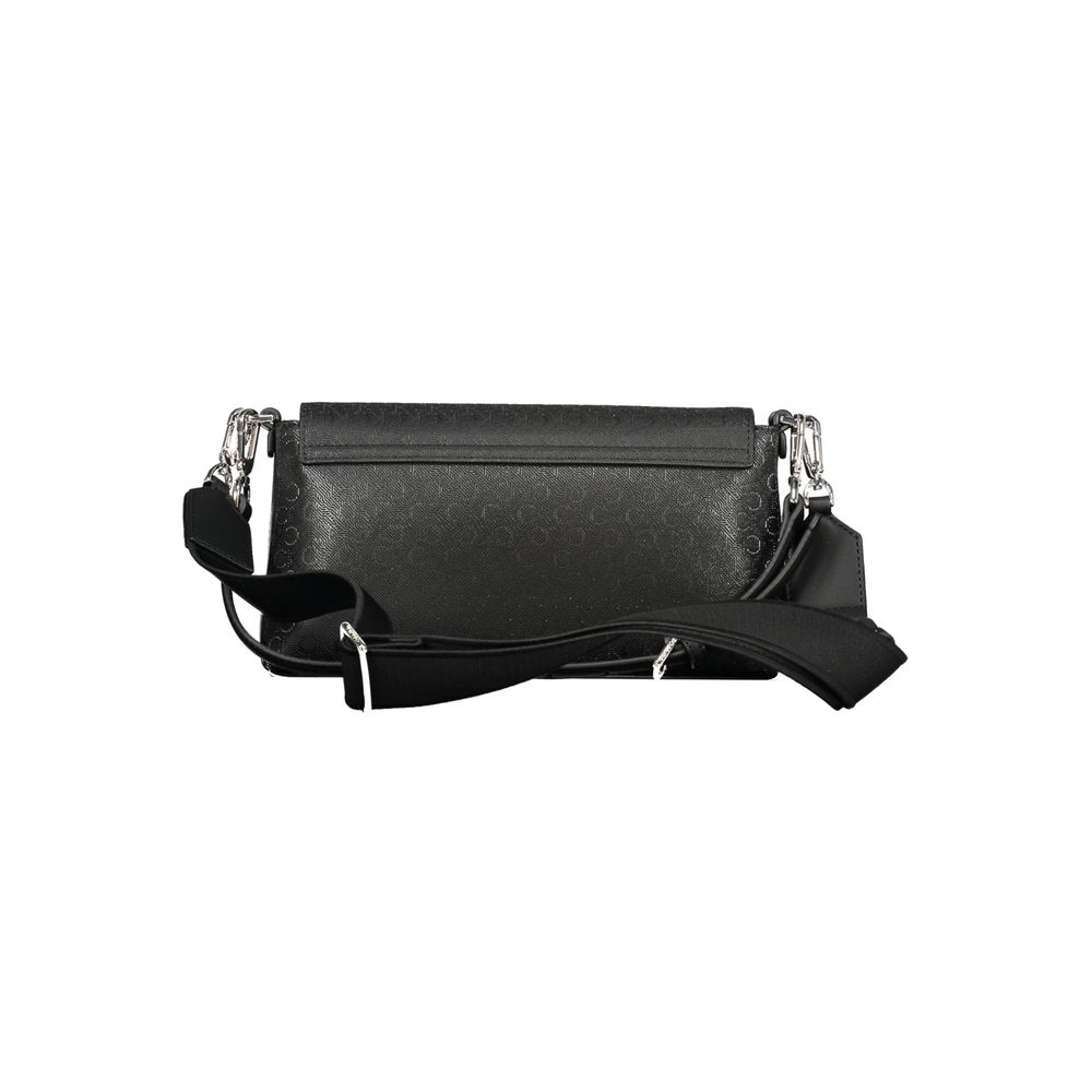 Calvin Klein Black Polyester Women's Handbag - Urban Elegance