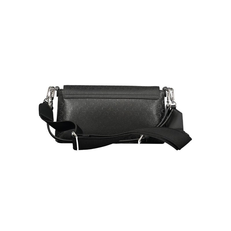 Calvin Klein Black Polyester Women's Handbag - Urban Elegance