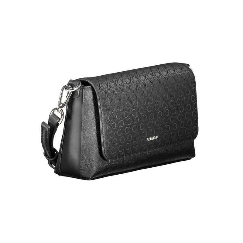 Calvin Klein Black Polyester Women's Handbag - Urban Elegance