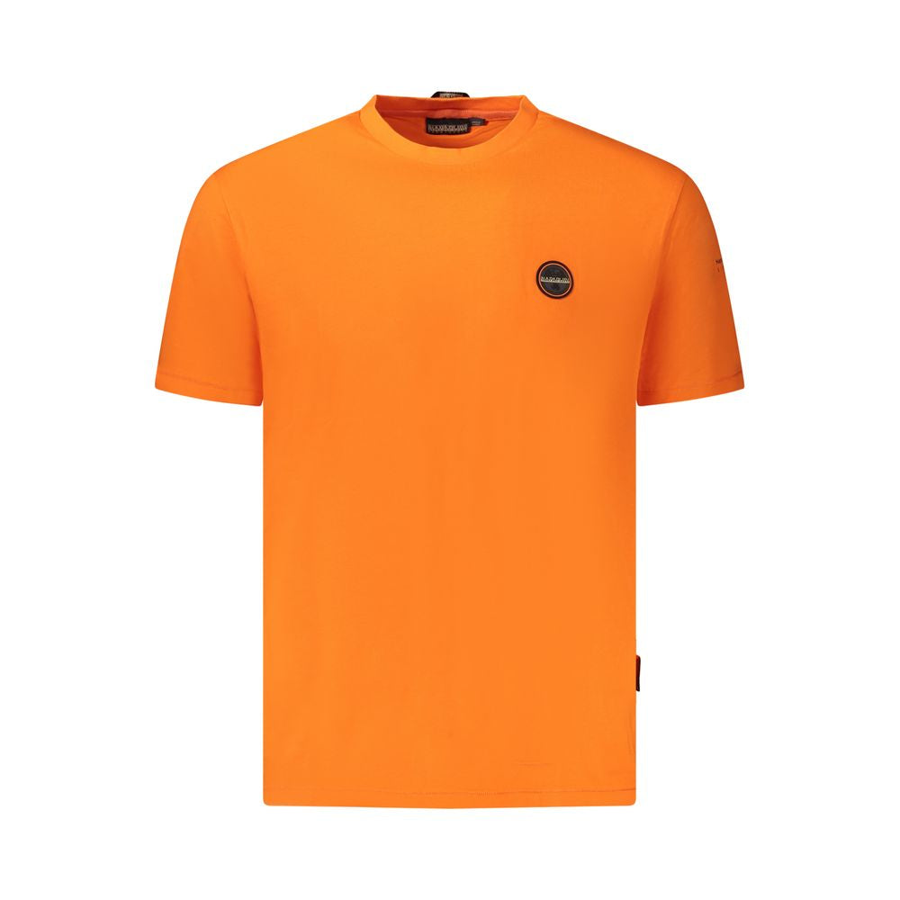T-shirt homme en coton orange Napapijri