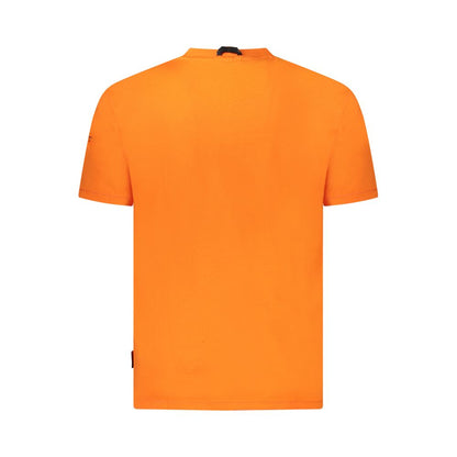 T-shirt homme en coton orange Napapijri