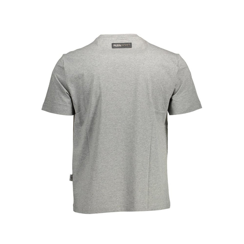 T-shirt homme en coton brun Plein Sport