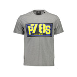 T-shirt homme en coton brun Plein Sport