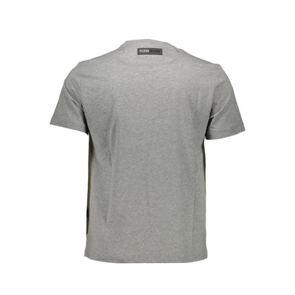 T-shirt homme en coton brun Plein Sport