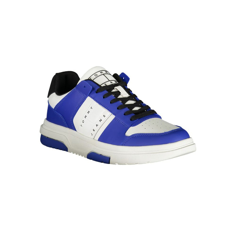 Tommy Hilfiger Blue Polyethylene Men Sneaker - Stylish Comfort
