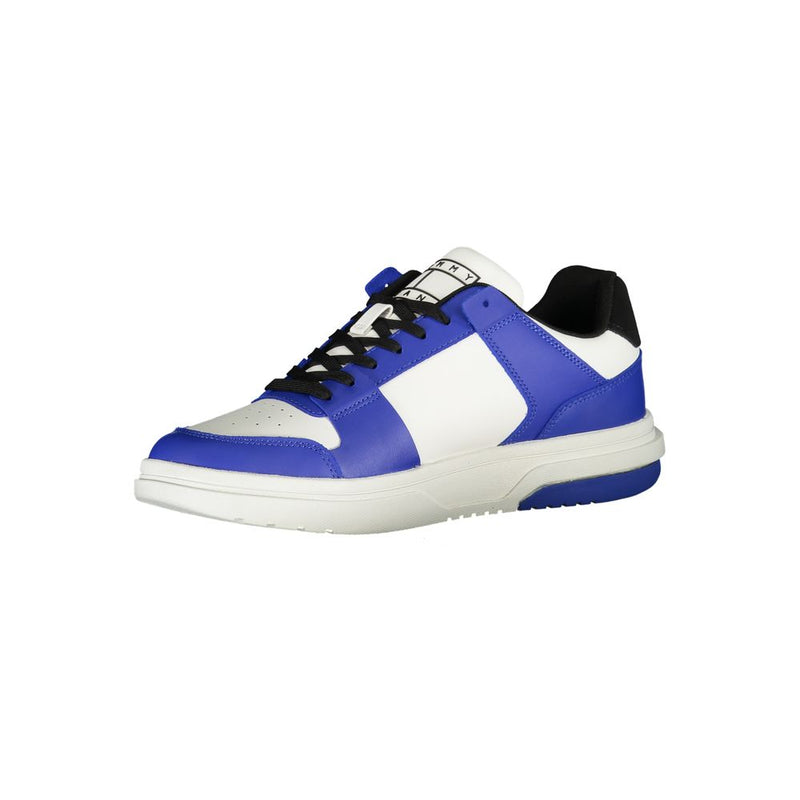 Tommy Hilfiger Blue Polyethylene Men Sneaker - Stylish Comfort
