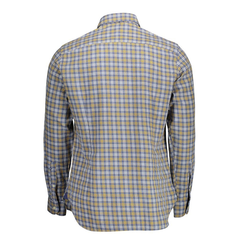 US POLO ASSN. Blauw katoenen herenshirt