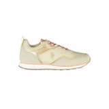 U.S. POLO ASSN. Beige Polyester Sneaker for Women - Stylish Comfort