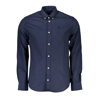 North Sails blauw katoenen herenshirt