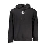 Sweat à capuche en coton noir pour homme de Calvin Klein