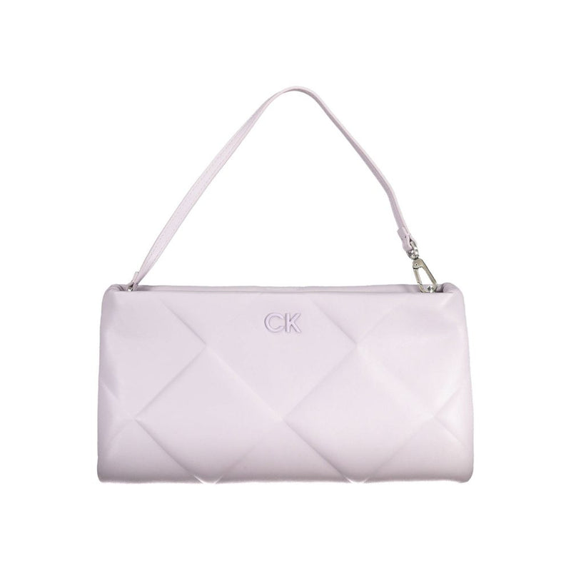 Calvin Klein Purple Polyester Handbag - Éco-Responsable et Chic