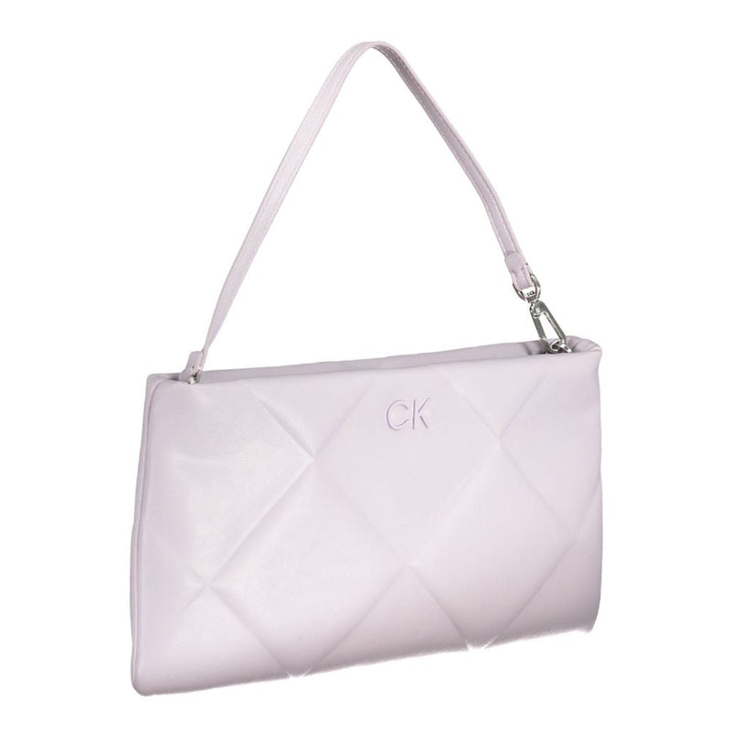 Calvin Klein Purple Polyester Handbag - Éco-Responsable et Chic