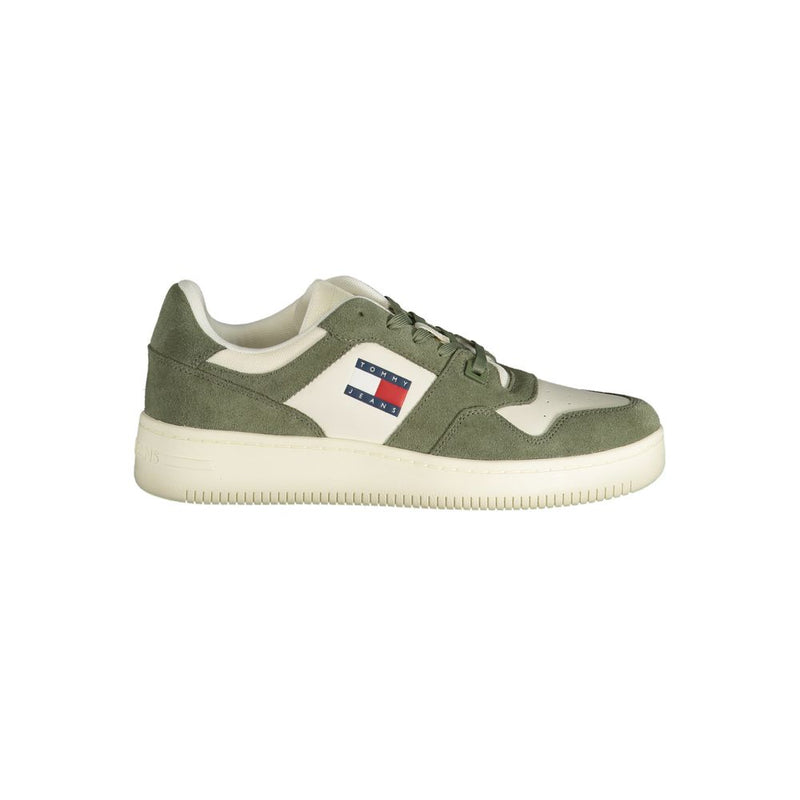 Tommy Hilfiger Green Polyester Sneaker for Men - Confort et Style