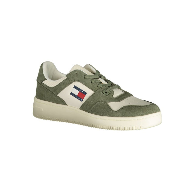 Tommy Hilfiger Green Polyester Sneaker for Men - Confort et Style